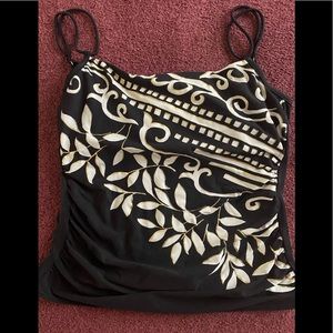 Miraclesuit tankini top, size 16